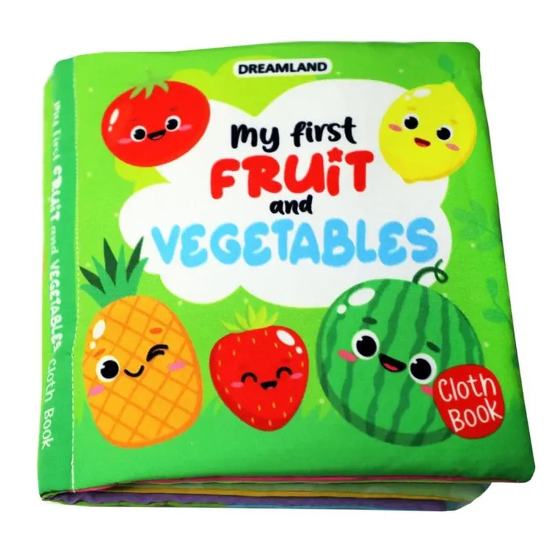 Dreamland Publications Cloth Book - My First Fruits And Vegetables 1