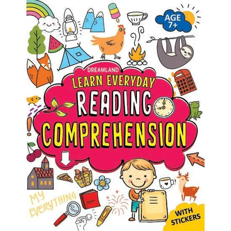 Dreamland Publications Learn Everyday Reading Comprehension Book (7-12 Years) 1