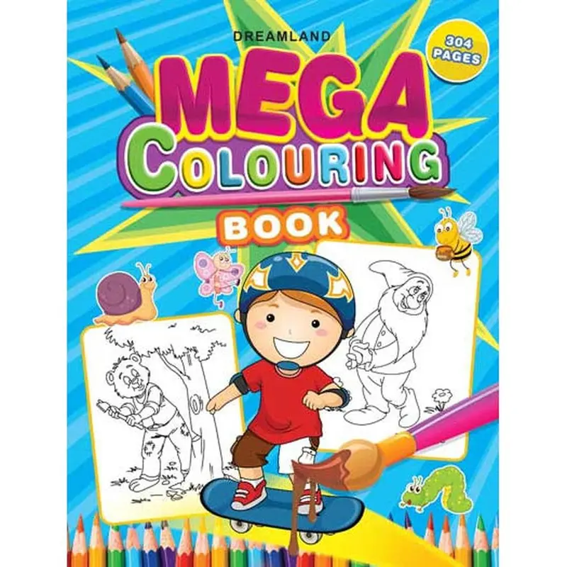 Dreamland Publications Mega Colouring Book 1