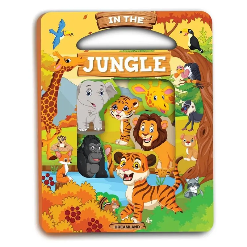 Dreamland Publications Window Cut Board Book - In The Jungle 1