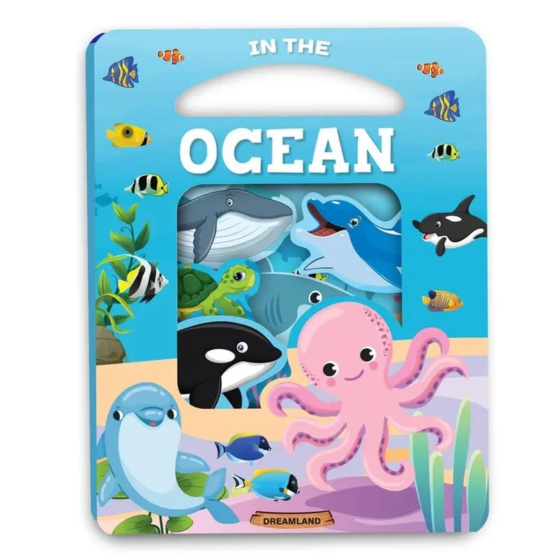 Dreamland Publications Window Cut Board Book - In The Ocean (3-6 Years) 1