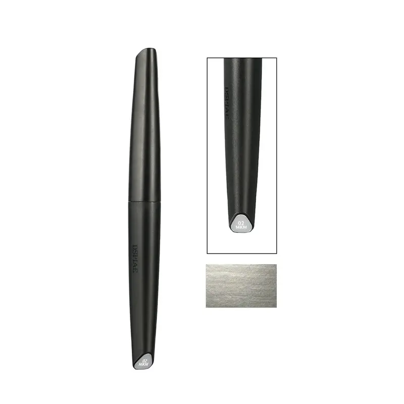 Dspiae Mkm-02 Soft Tip Acrylic Marker Metallic Silver 1
