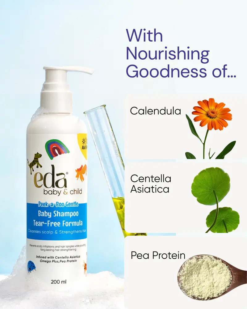 Eda Baby Tear-Free Baby Shampoo - 200Ml 1