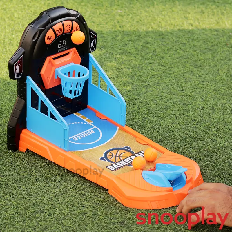 Electronic Basketball Game Set (Score Board, Moving Basket & More) - 3-10 Years 1