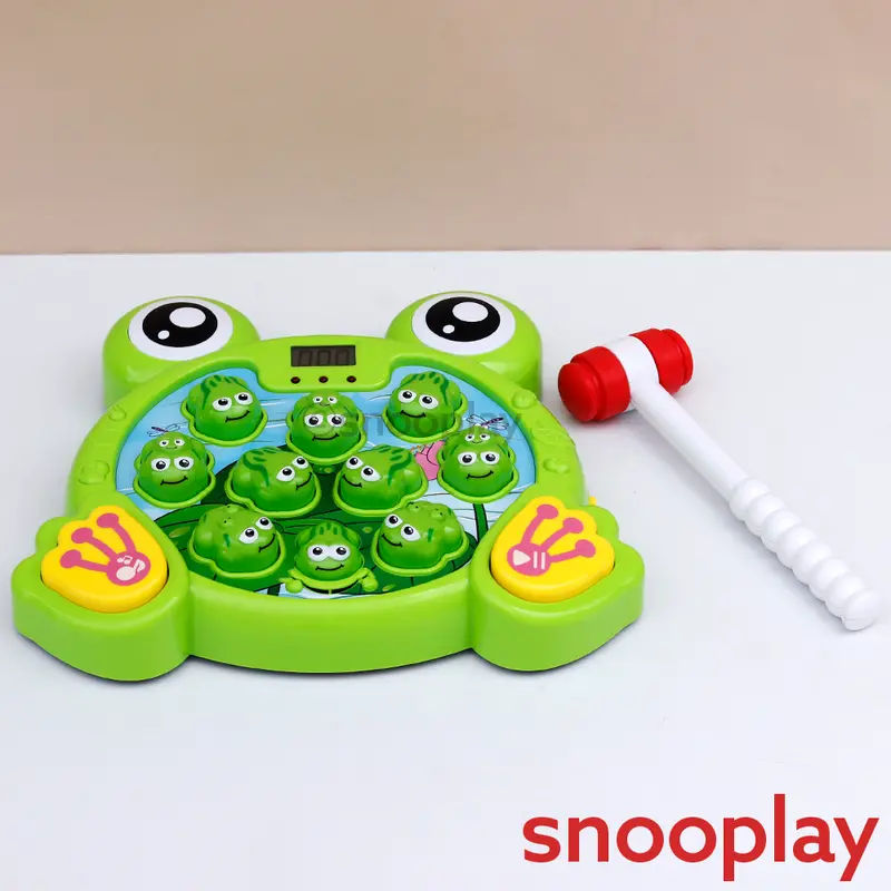 Electronic Frog Hit Game | Lcd Score Display With 38 Interactive Levels, Lights & Sounds (2-5 Years) 1