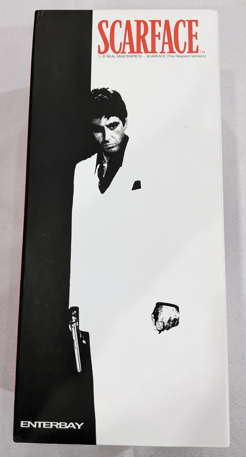 Enterbay Real Masterpiece 1/6 Scarface Tony Montana (The Respect Ver.) Sixth Scale Action Figure *Open Box* 1