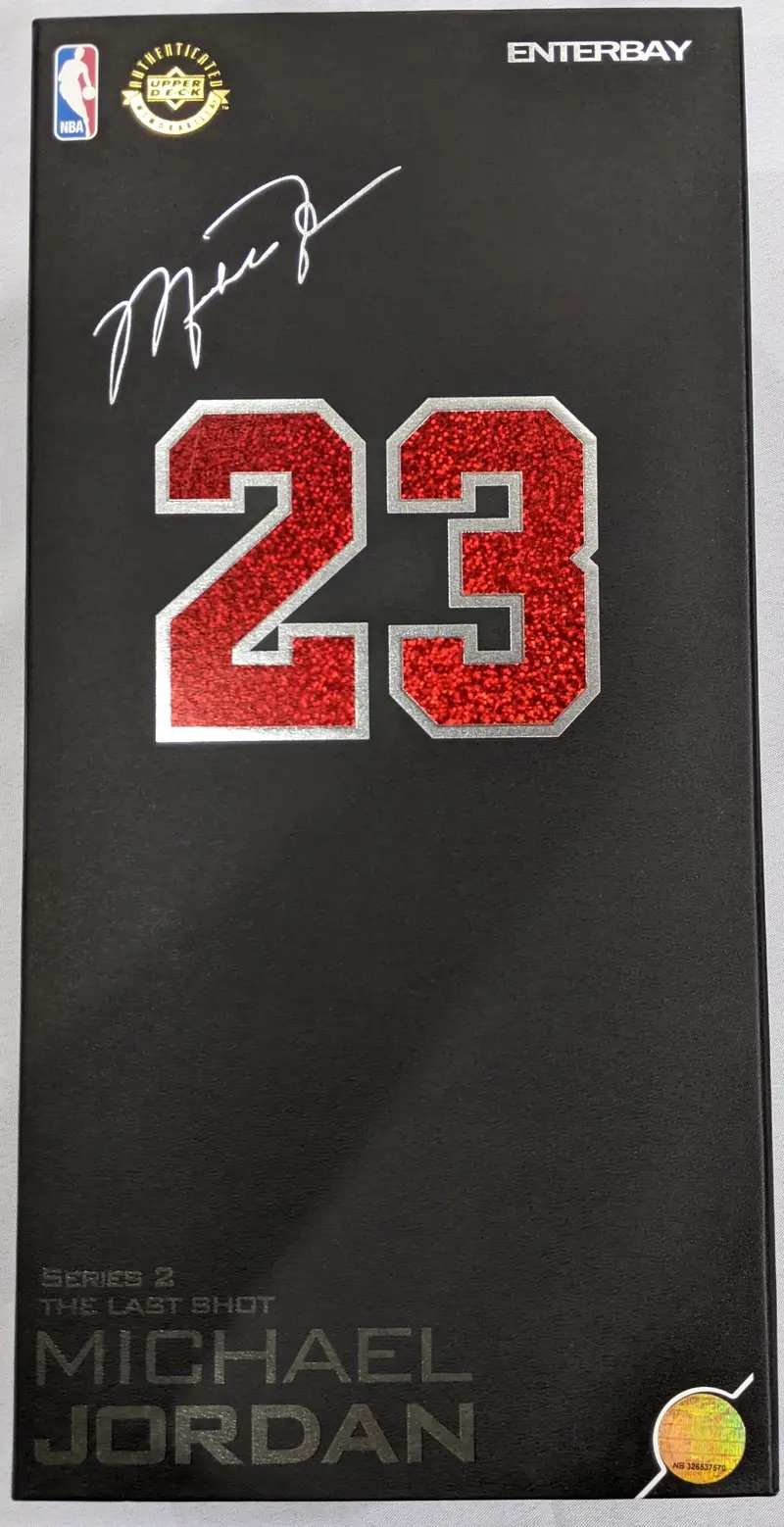 Enterbay Real Masterpieces 1/6 Nba Chicago Bulls Michael Jordan Series 2 The Last Shot (Black Jersey Edition) Sixth Scale *Open Box* Rm-1055 1