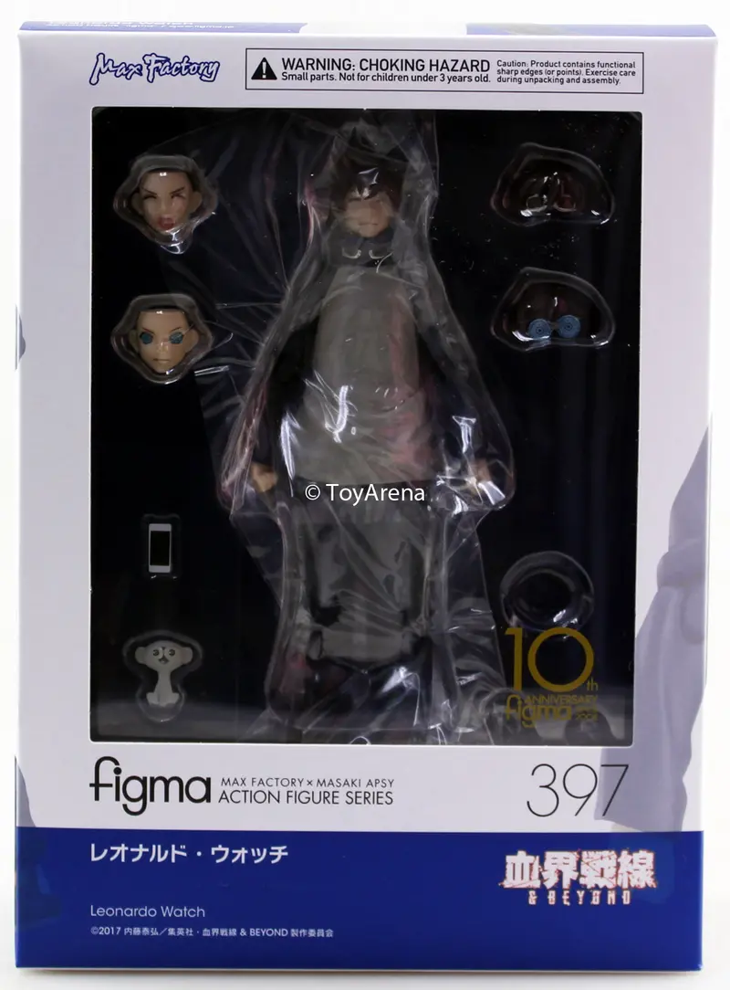 Figma #397 Leonardo Watch Kekkai Sensen Blood Blockade Battlefront & Beyond 1