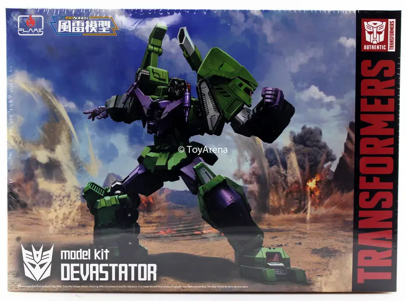 Flame Toys Furai Model Transformers Devastator Model Kit 1