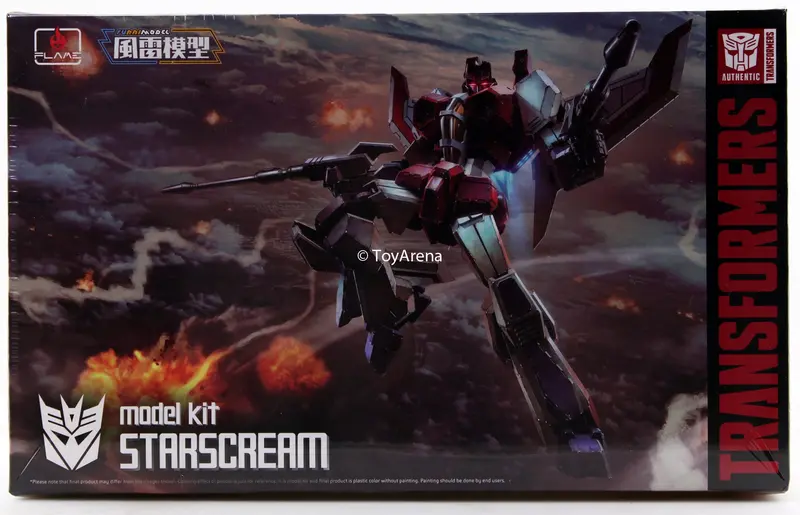 Flame Toys Furai Model Transformers Starscream Model Kit 1