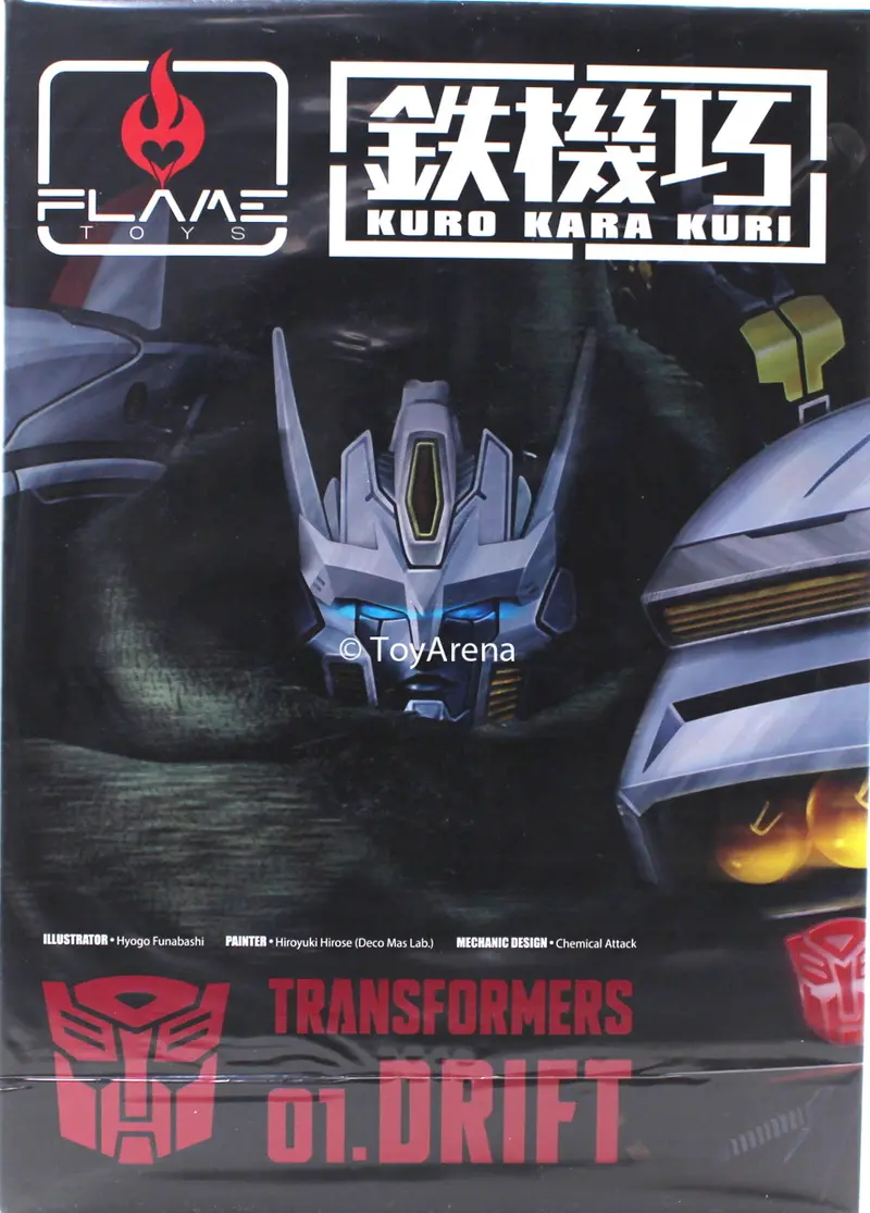 Flame Toys Transformers Kuro Kara Kuri #01 Drift Figure 1