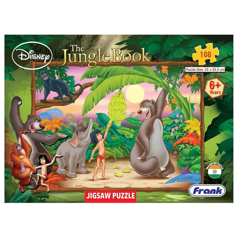 Frank Jungle Book Jigsaw Puzzle - 108 Pieces 1