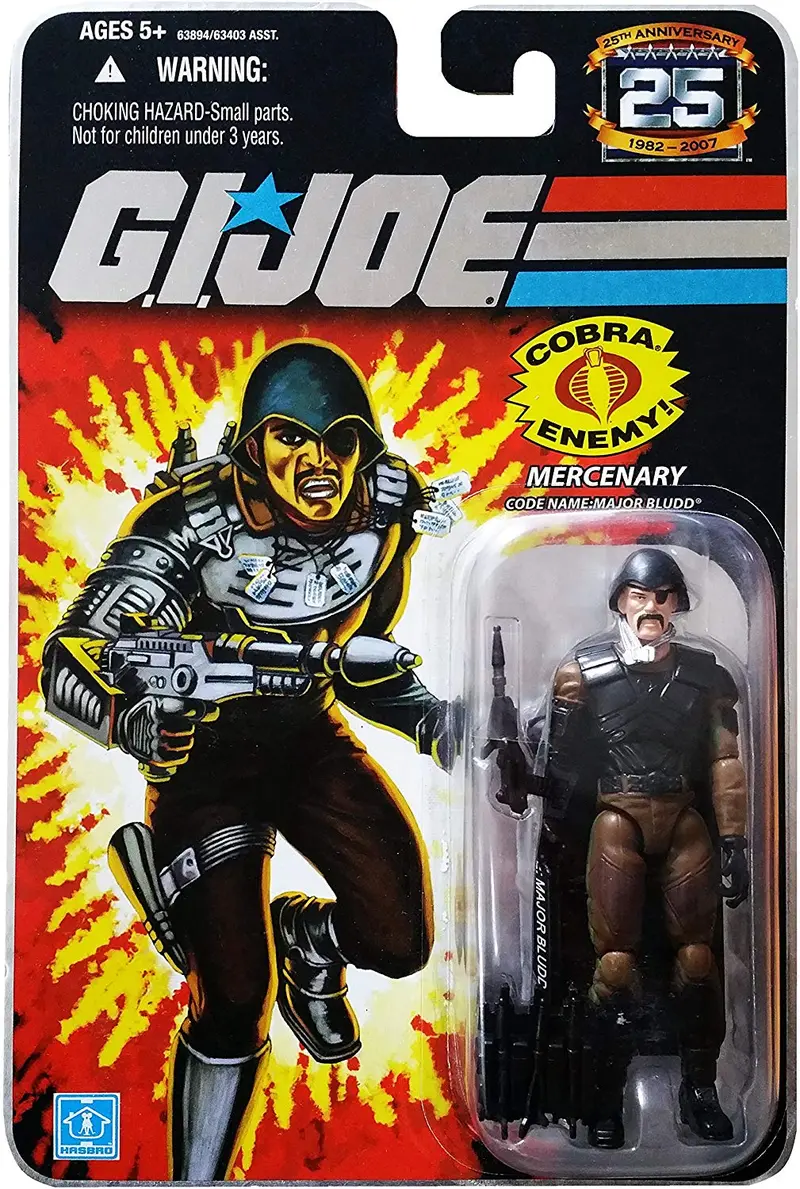 G.I. Joe 25Th Anniversary Mercenary Code Name Major Bludd Action Figure 1