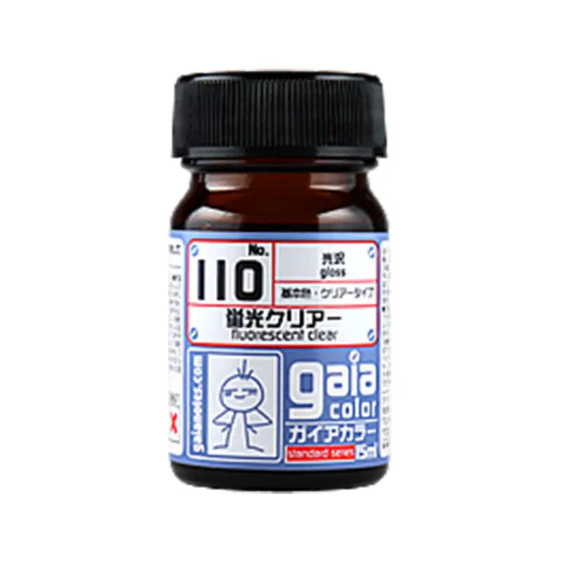 Gaianotes Gaia 110 Gloss Fluorescent Clear 15Ml Paint Bottle 1