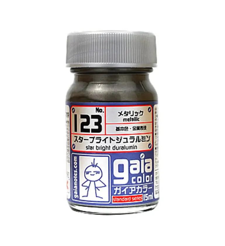 Gaianotes Gaia 123 Metallic Star Bright Duralumin 15Ml Paint Bottle 1
