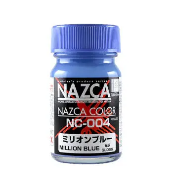 Gaianotes Nazca Nc-004 Gloss Million Blue 15Ml Paint Bottle 1