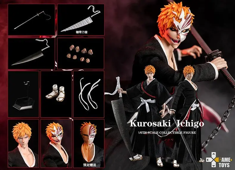 Game Toys 1/6 Bleach Kurosaki Ichigo Sixth Scale Figure Gt-001 1