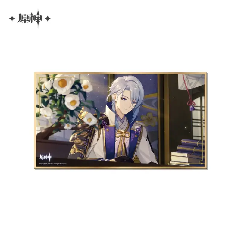 Genshin Impact Bordered Poster Anecdote Series Kamisato Ayato Shikishi Art Board 1
