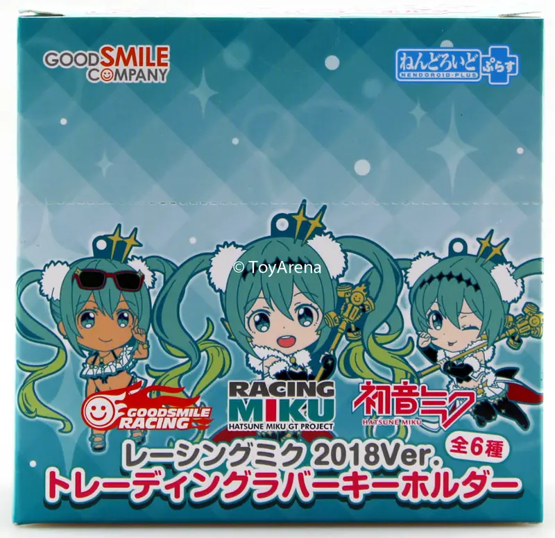 Good Smile Company Nendoroid Plusracing Miku 2018 Keychian Set Of 6 1