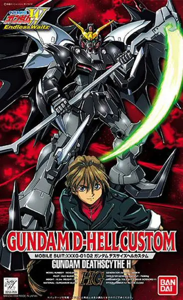 Gundam 1/100 Hg Ew-5 Gundam D-Hell Custom Xxxg-01D2 Deathscythe H Mobile Suit Wing Endless Waltz Model Kit 1