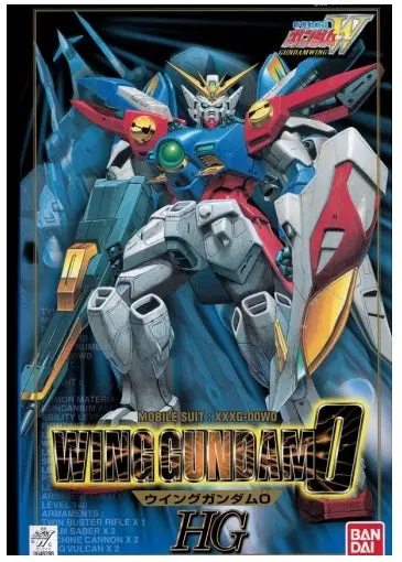 Gundam 1/100 Hg Wing #4 Xxxg-Oowo Wing Gundam Zero (0) Model Kit 1