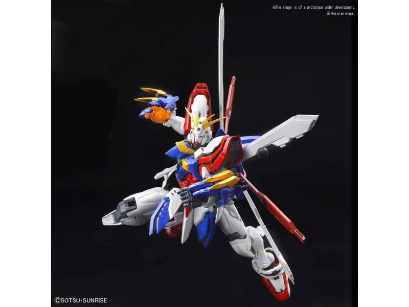 Gundam 1/100 Hi-Resolution God Gundam (Burning Gundam) Model Kit 1