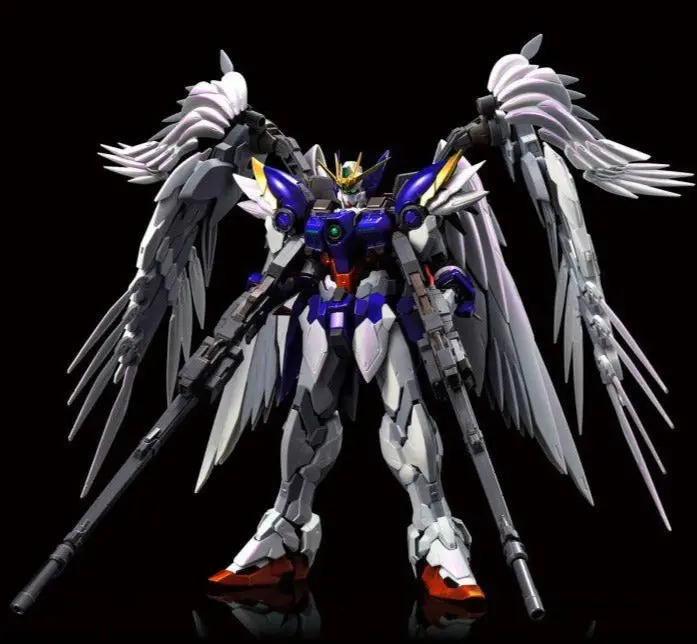 Gundam 1/100 Hi-Resolution Wing Gundam Zero Custom (Ew) Special Coating (Pearl) Model Kit 1