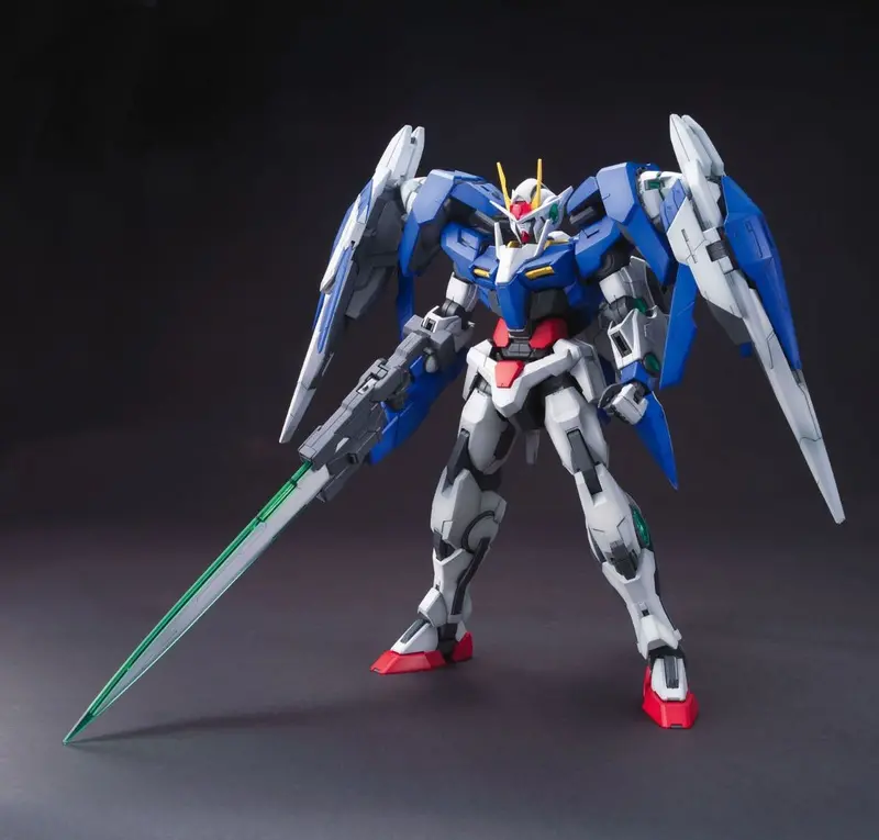 Gundam 1/100 Mg 00 Gn-0000+Gnr-010 00 Raiser Celestial Being Model Kit 1