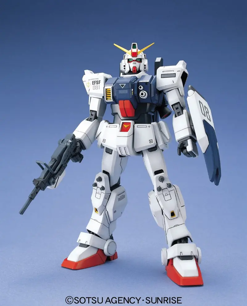 Gundam 1/100 Mg 08Th Ms Team Mg Rx-79G Ground Gundam Model Kit 1