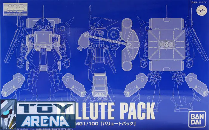 Gundam 1/100 Mg Ballute Pack Kit For Mobile Suit Z Gundam Model Kit Exclusive 1