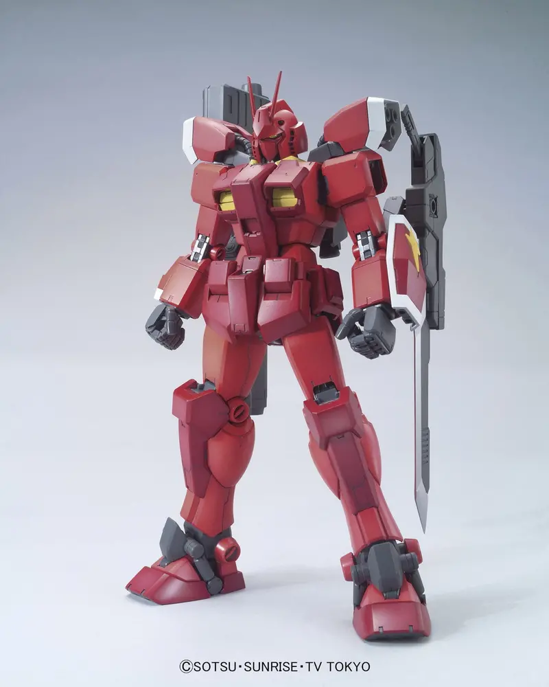 Gundam 1/100 Mg Build Fighters Try Pf-78-3A Gundam Amazing Red Warrior Model Kit 1