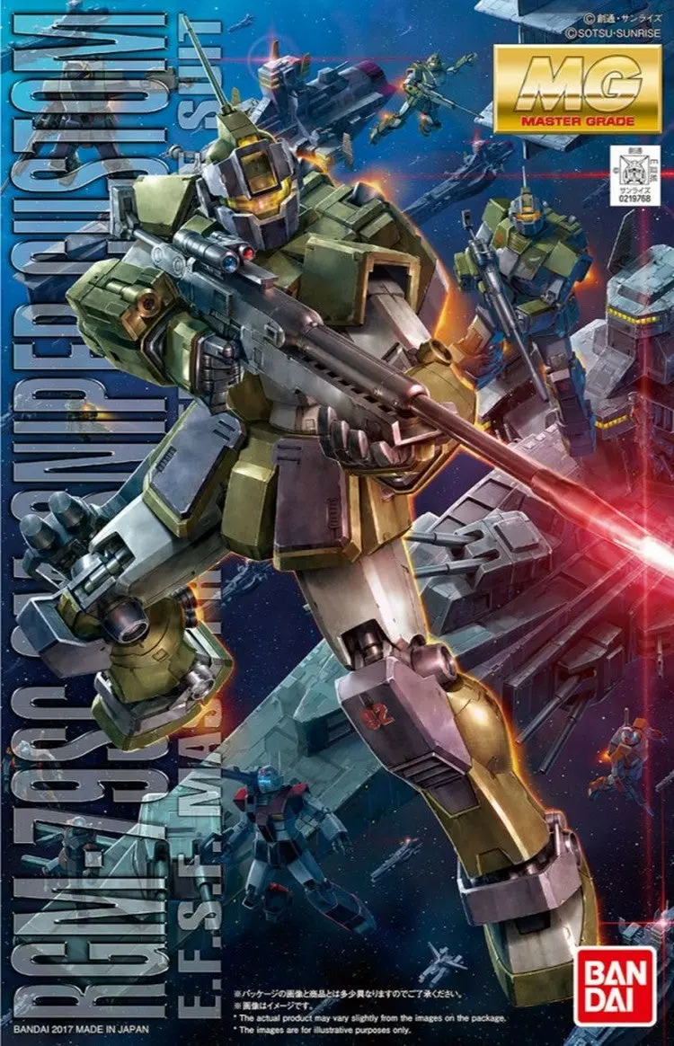 Gundam 1/100 Mg Gm Sniper Custom Mobile Suit Msv Model Kit 1