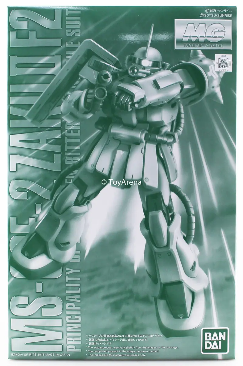 Gundam 1/100 Mg Gundam 0079 Ms-06F-2 Zaku Ii F2 Type Neuen Bitter Machine Model Kit Exclusive 1