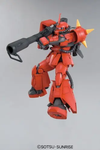Gundam 1/100 Mg Gundam 0079 Ms-06R-2 Zaku High Mobility Type (Johnny Ridden) 2.0 Model Kit 1