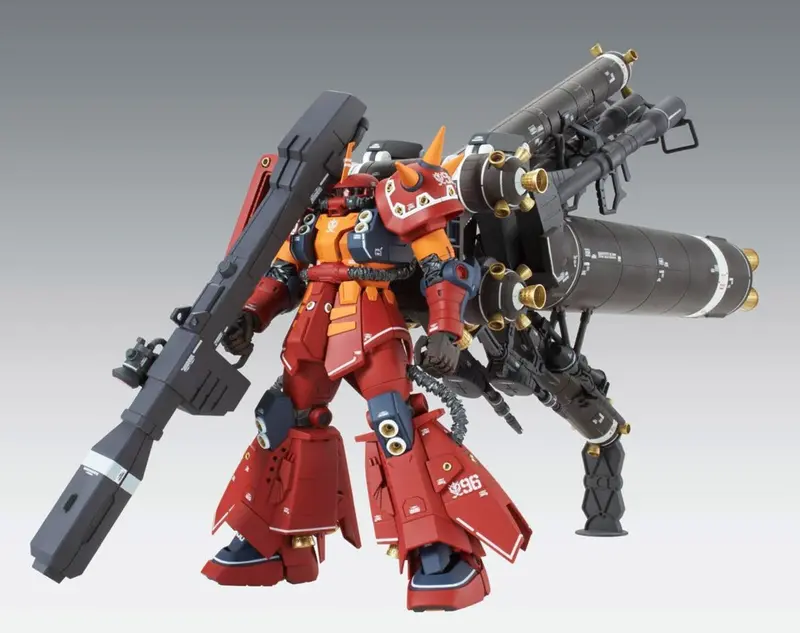 Gundam 1/100 Mg Gundam Thunderbolt Ms-06R High Mobility Type Zaku "Psycho Zaku" Ver. Ka. Model Kit 1