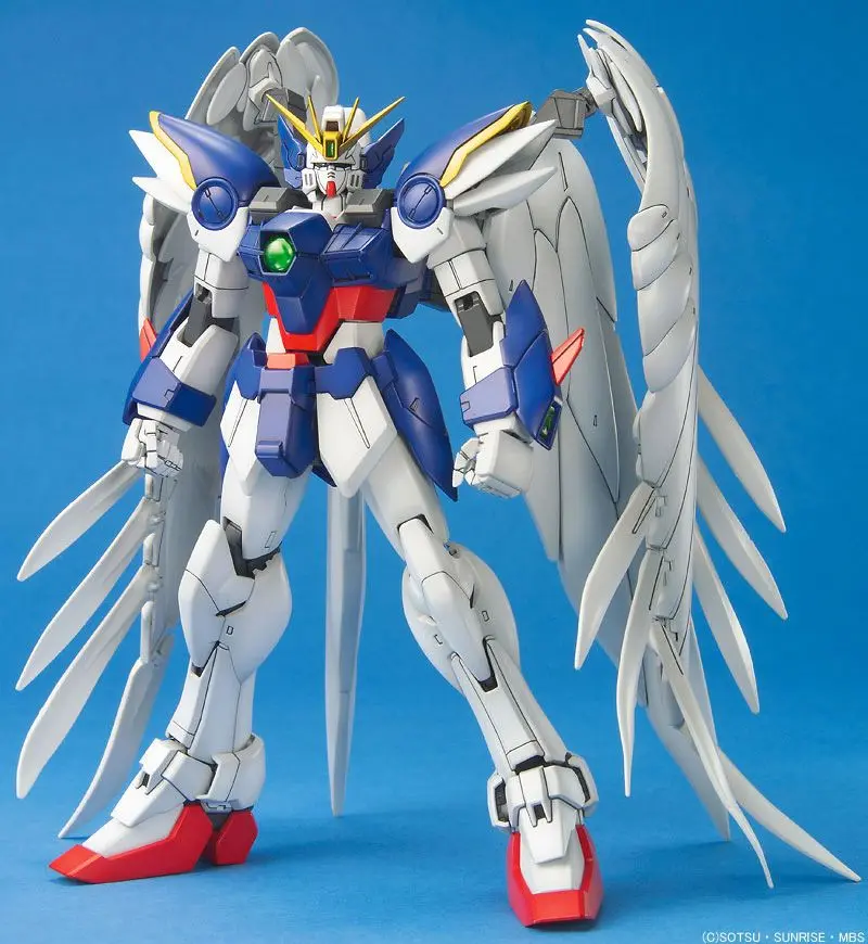 Gundam 1/100 Mg Gundam Wing Endless Waltz Xxxg-00W0 Wing Gundam Zero Ew (Wing Zero Custom) Model Kit 1