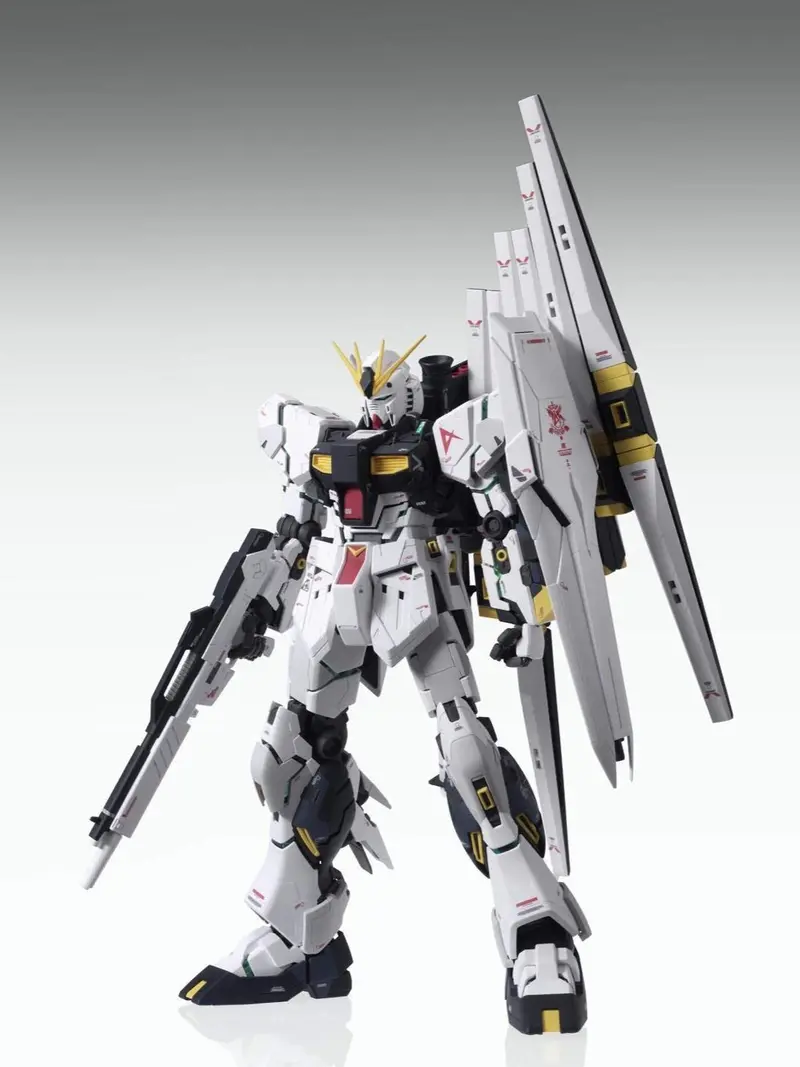 Gundam 1/100 Mg Rx-93 Char's Counter Attack Nu Gundam Ver. Ka Mobile Suit Model Kit 1