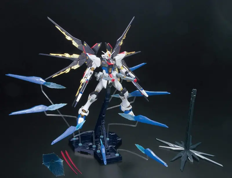 Gundam 1/100 Mg Seed Destiny Zgmf-X20a Strike Freedom Gundam Full Burst Mode Model Kit 1