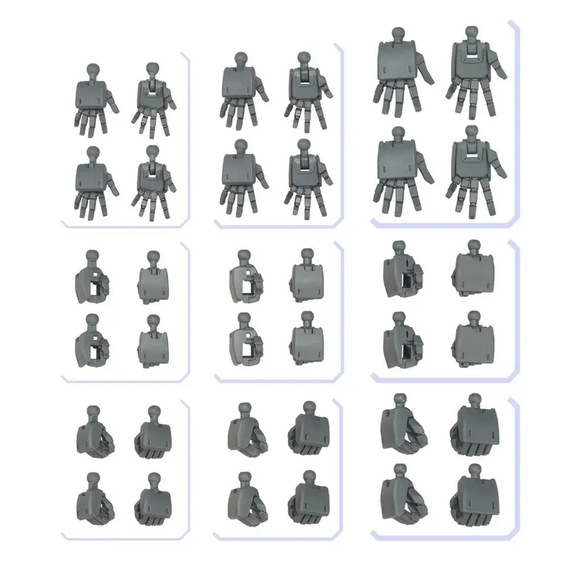 Gundam 1/144 Gunpla Option Parts Set 03 (Build Hands Edge) Model Kit 1