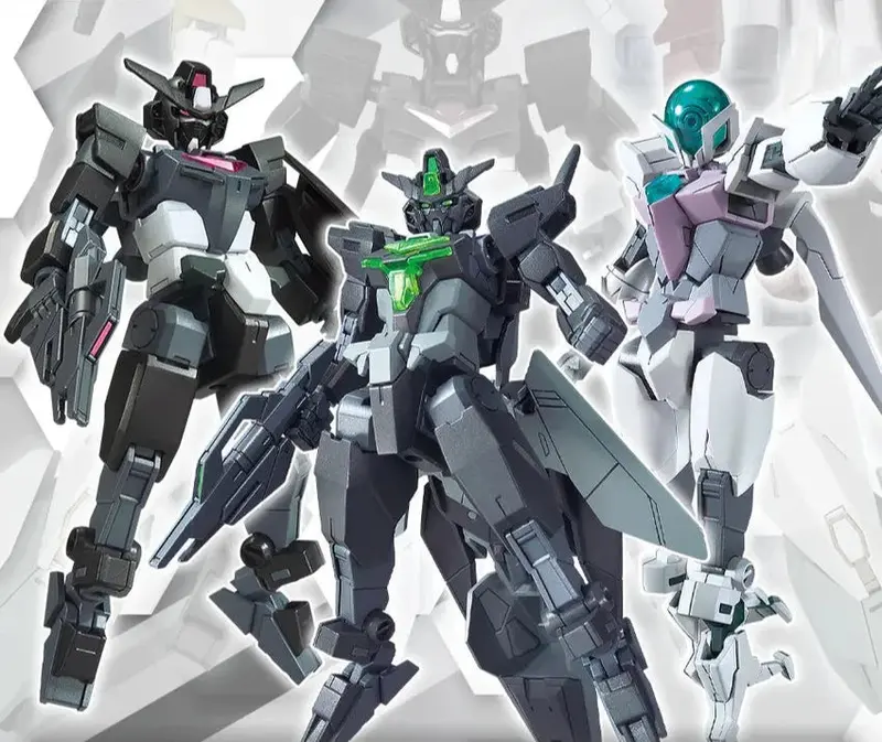 Gundam 1/144 Hg Core Gundam, Core Gundam Ii And Alus Core Gundam (Low Visibility Ver.) (The Gundam Base Color) The Gundam Base Limited Model Kit Exclusive 1