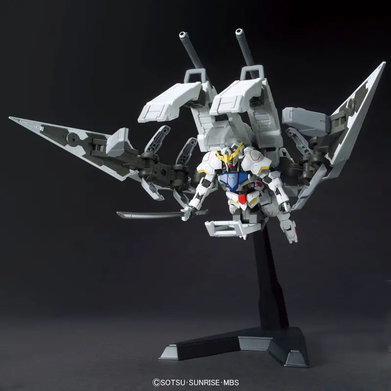 Gundam 1/144 Hg Ibo #007 Asw-G-08 Gundam Barbatos + Long Distance Booster Kutan Type-Iii Model Kits 1