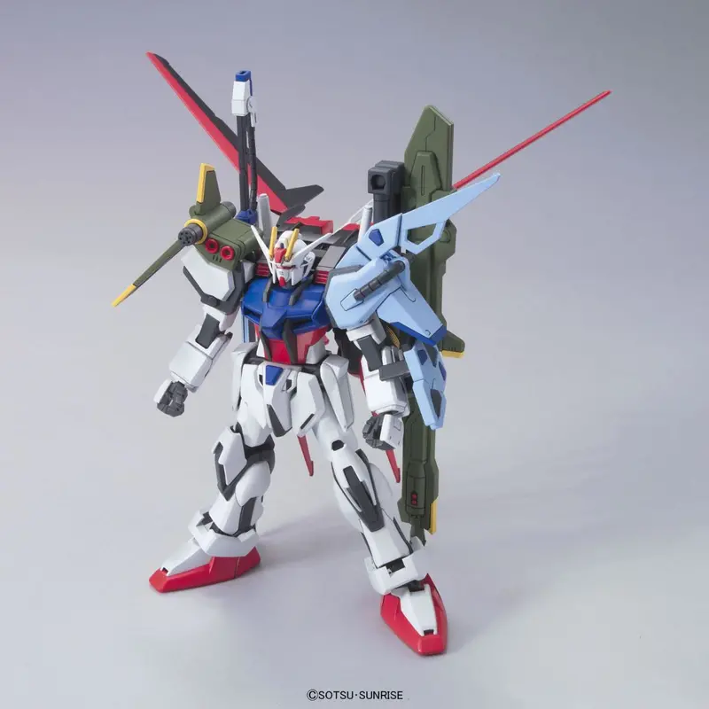 Gundam 1/144 Hg Seed Remastered #R17 Gat-X105 + Aqme/E-Ym1 Perfect Strike Gundam Model Kit 1