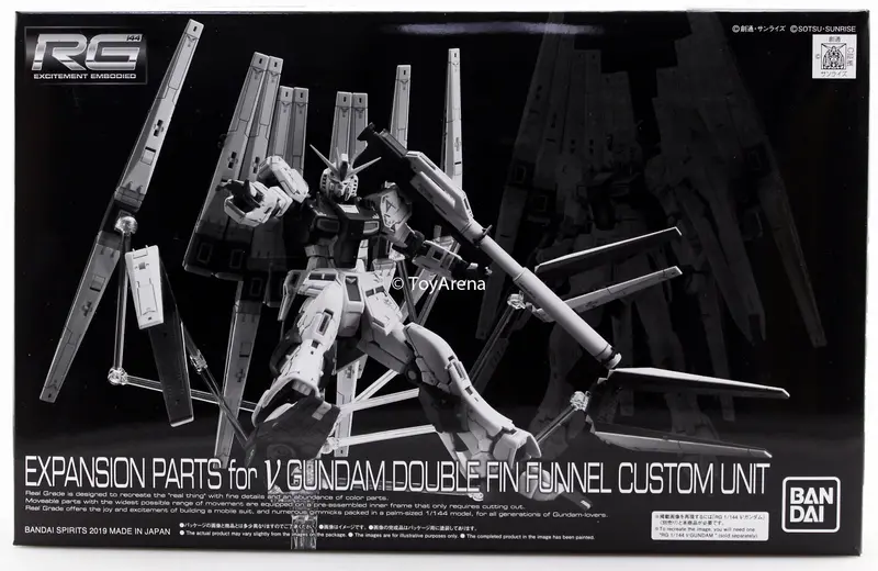 Gundam 1/144 Rg Expansion Parts For Nu V Gndam Double Fin Funnel Custom Unit Model Kit Exclusive 1