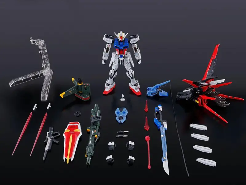 Gundam 1/144 Rg Gat-X105+Aqm/E-Ym1 Perfect Strike Seed Model Kit Bandai Exclusive 1