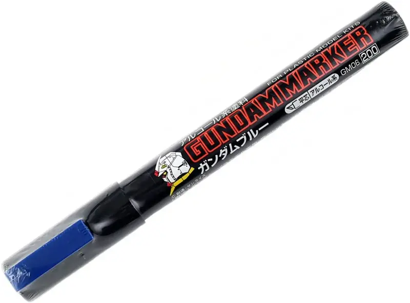 Gundam Marker Gm06 Blue  - Chisel Tip Marker Paint Pen 1