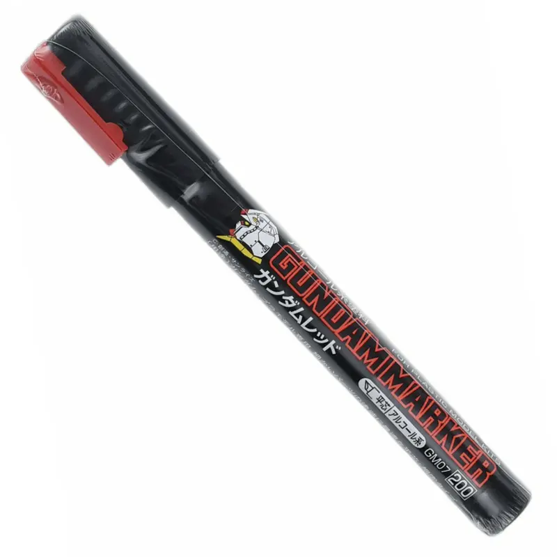 Gundam Marker Gm07 Red  - Chisel Tip Marker Paint Pen 1