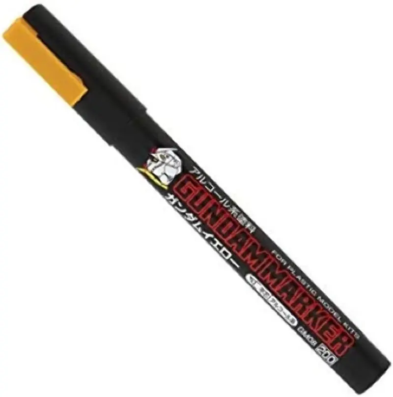Gundam Marker Gm08 Yellow - Chisel Tip Marker Paint Pen 1