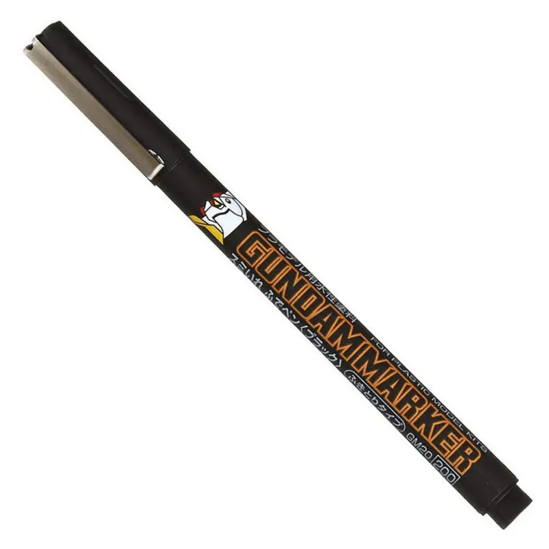 Gundam Marker Gm20 Black - Brush Tip Marker Paint Pen 1