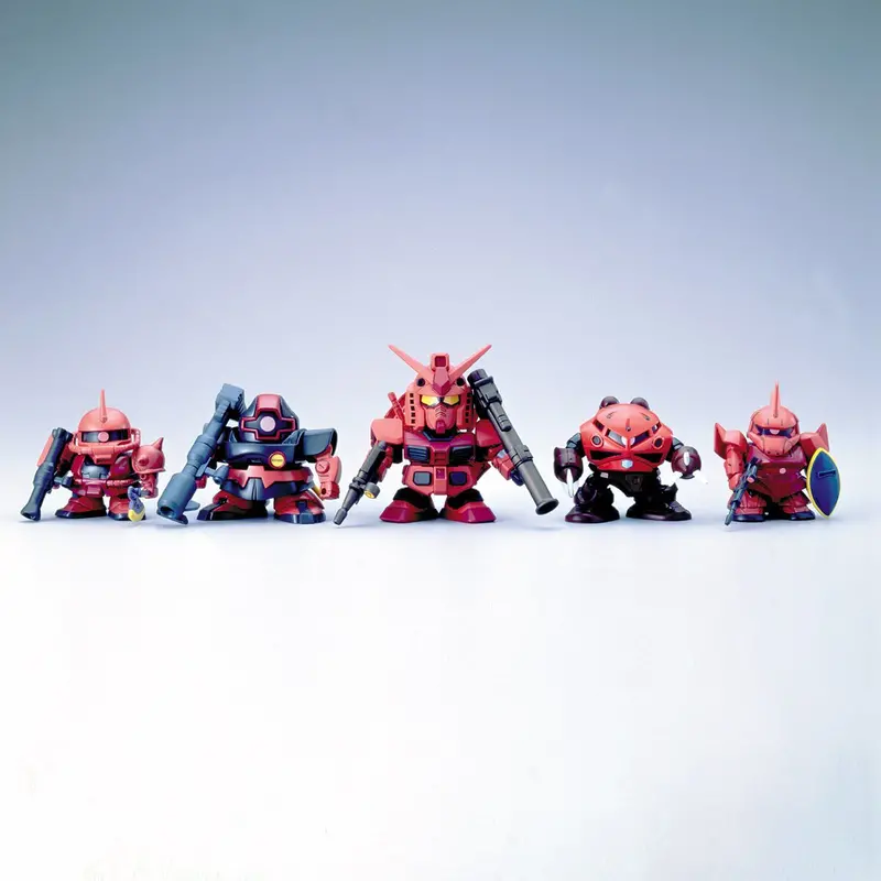 Gundam Sd Bb Char's Customize Ms Collection Set Model Kit 1