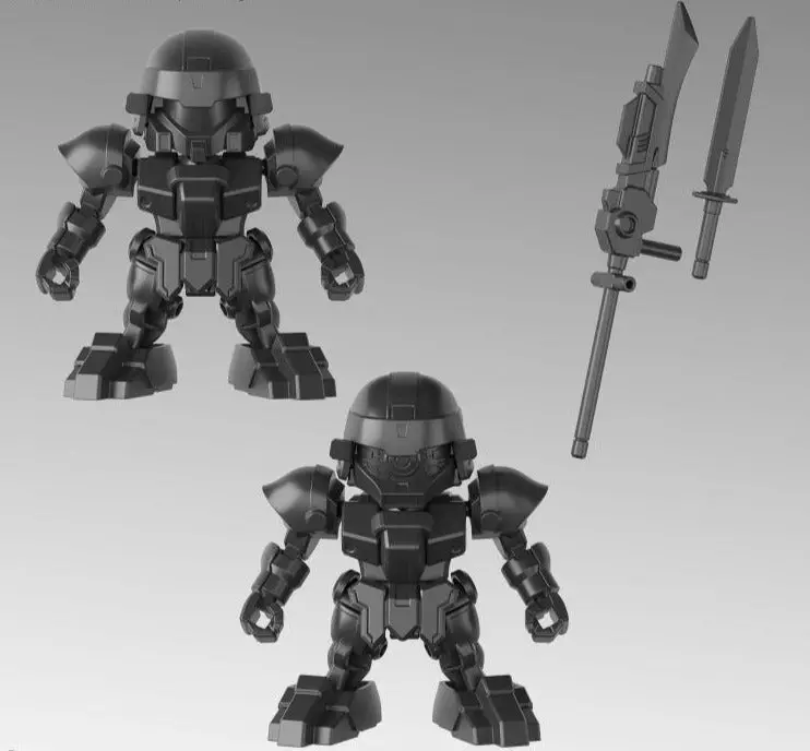 Gundam Sdss #028 Sangoku Soketsuden Bu Dui Bing Model Kit 1